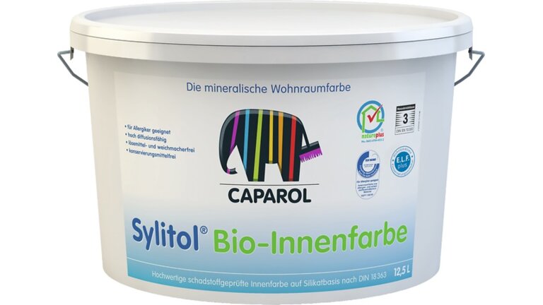 Sylitol Bio-Innenfarbe, im weißen Eimer mit Deckel, 